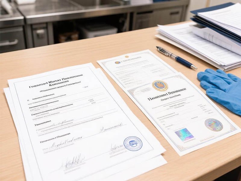 Документ с гарантией на дератизацию для ресторана сроком до 3 лет